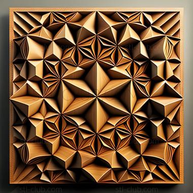 3D model st geometric pattern (STL)